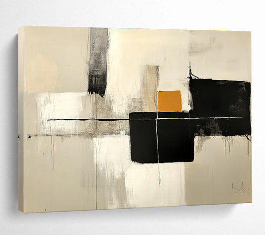 Minimalist Geometric Blocks Art for Architectural Firm & Scandinavian - Style Home SC503