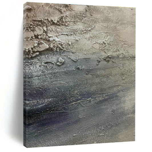 Gray - Blue Texture Art for Nautical - Themed Café Interiors DLZ0197