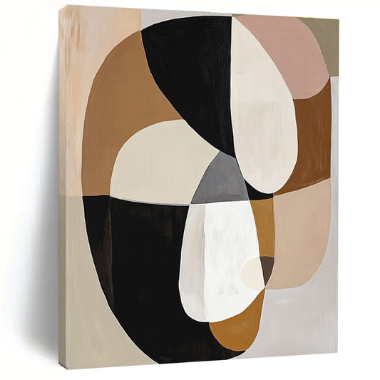 Geometric Neutral Shapes for Scandinavian - Style Home & Minimalist Office STSC740