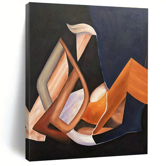 Geometric Color Abstract for Mid - Century Modern Lounge & Creative Design Studio DLZ0934