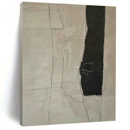 Geometric Division Abstract Art for Minimalist Office & Home Entryway DLZ1165