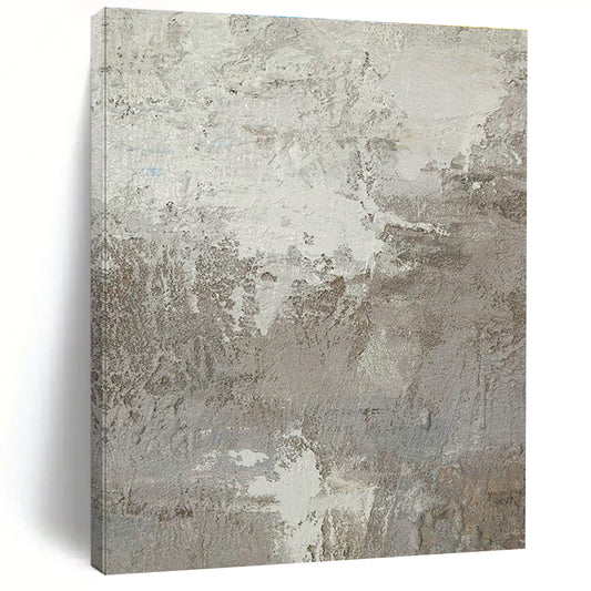 Gray Textured Abstract Art for Industrial Loft & Modern Art Gallery DLZ2200