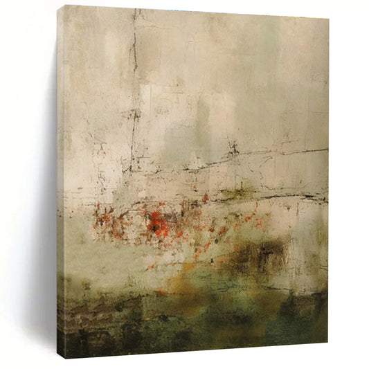 Red - Accented Abstract for Creative Agency Conference Room & Eclectic Home Gallery DLZ0899