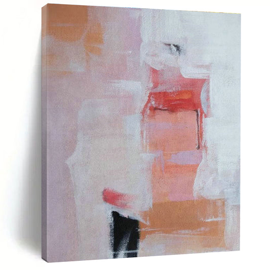 Pink - Orange Abstract Art for Bedroom & Dining Room DLZ0334