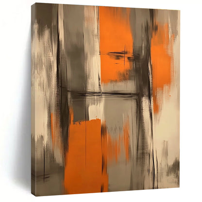 Orange and Grey Abstract for Industrial Loft & Creative Studio STSC782