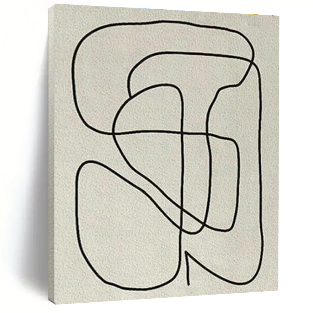 Continuous Line Art for Modern Home Nursery & Creative Writing Studio DLZ1527