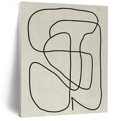 Continuous Line Art for Modern Home Nursery & Creative Writing Studio DLZ1527
