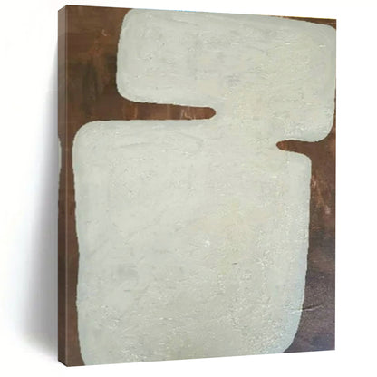 White Irregular - Shaped Art for Rustic Art Studio & Industrial - Chic Home DLZ1897