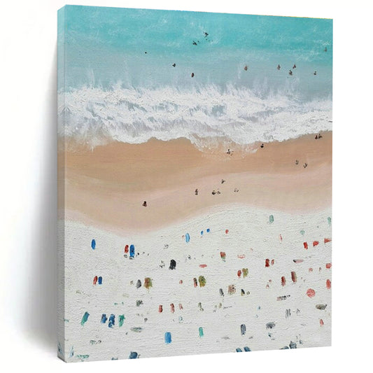 Colorful Beach Art for Family Resort & Art - Loving Home Living Room DLZ2036
