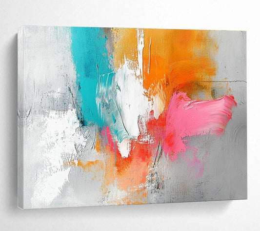 Bold Color Abstract Art for Modern Living Room & Creative Coworking Space SC148