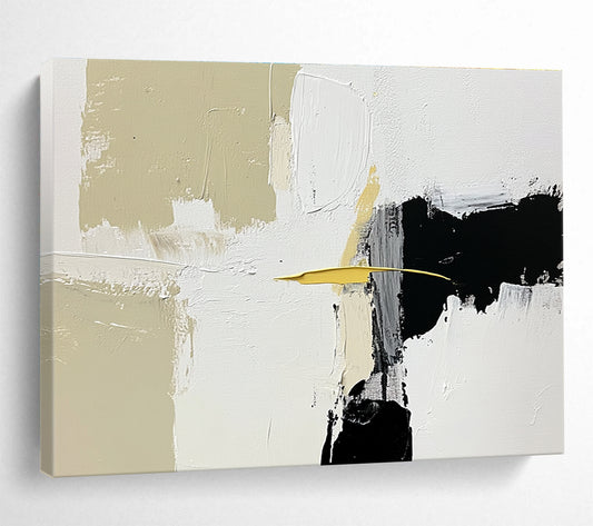 Abstract Neutral Palette Art for Minimalist Living Room & Modern Office Lounge SC206