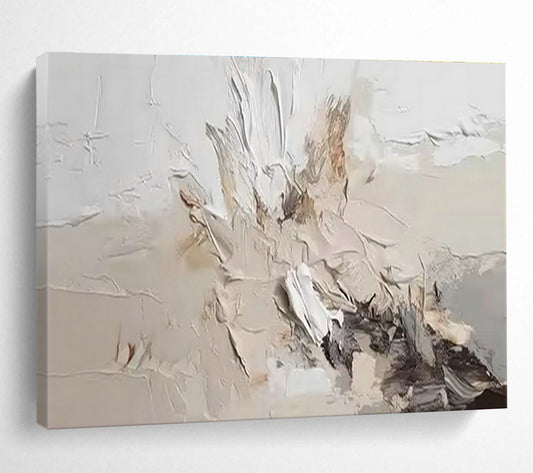 Beige - Gold Textured Abstract for Minimalist Living Room DLZ3002