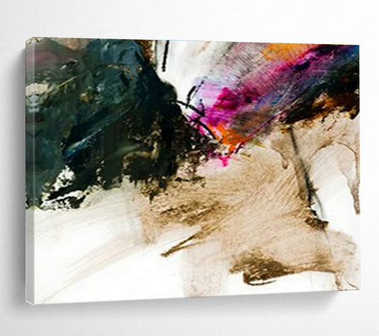 Black - Brown Ink - Splatter Abstract Art for Creative Studio DLZ2760