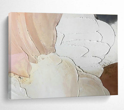 Light Pink Relief Abstract Art for Feminine - Inspired Beauty Salons DLZ2568