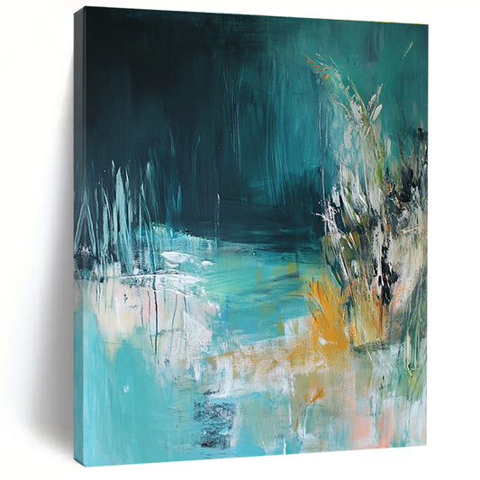 Abstract Marshland for Nature - Lover’s Library & Rustic Cabin STSC275