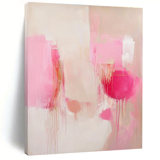 Pink Drip Abstract for Luxury Bridal Suite & Feminine - Themed Spa STSC807
