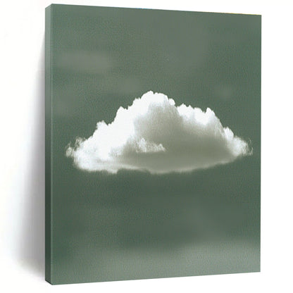 Single White Cloud for Zen Meditation Room & Minimalist Nursery STSC1196