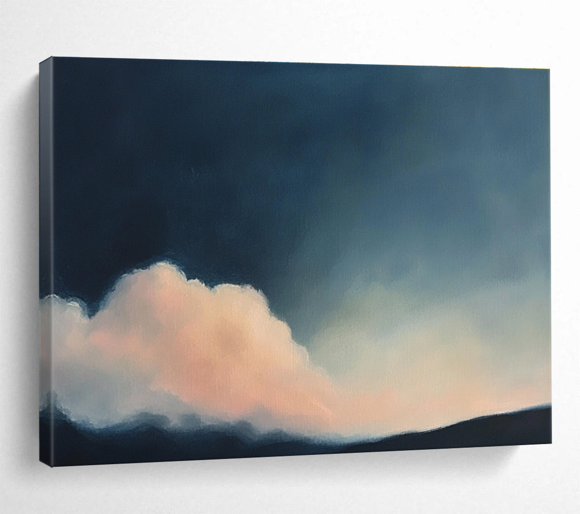 Serene Cloud at Dusk Art for Bedroom Night Area & Meditation Space SC408