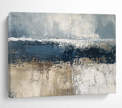 Gray Textured Landscape Art for Industrial - Chic Loft & Contemporary Spa SC203