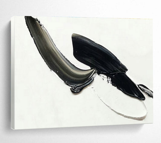 Black - Gray Relief Art for Contemporary Art Gallery Monochrome Displays DLZ3294
