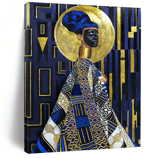 African - Inspired Figure Art for Cultural Center & Ethnic - Style Boutique DLZ2324
