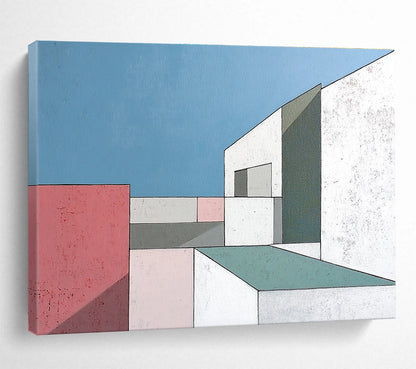 Geometric Architectural Art for Architectural Firm & Modern Home Office SC487