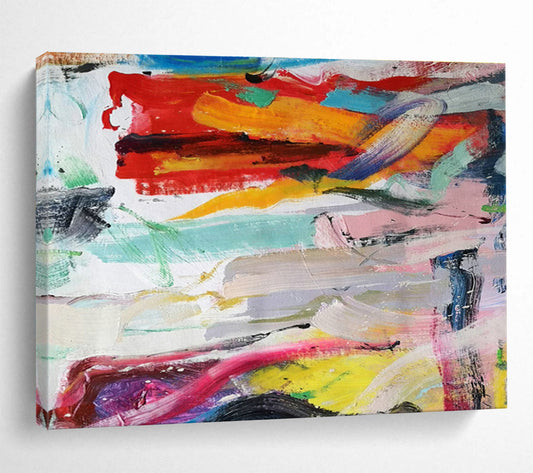 Colorful Stroke Abstract Art for Trendy Retail Store Window Displays DLZ2689
