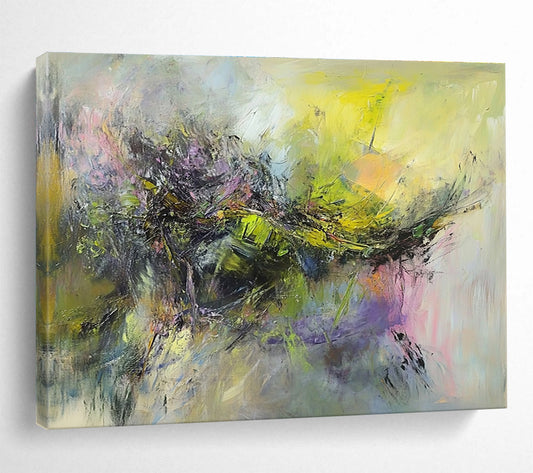 Colorful Abstract Fusion Art for Bohemian - Style Home & Creative Art Space SC305