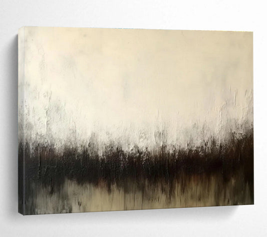 Dark - Brown Gradient Abstract Art for Sophisticated Dining Room DLZ2717