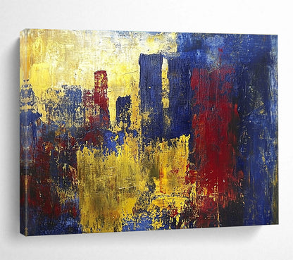 Bold City Color Abstract Art for Industrial Bar & Architecture Firm SC357