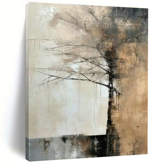 Lonely Tree Abstract Drawing for Living Room & Study DLZ0418