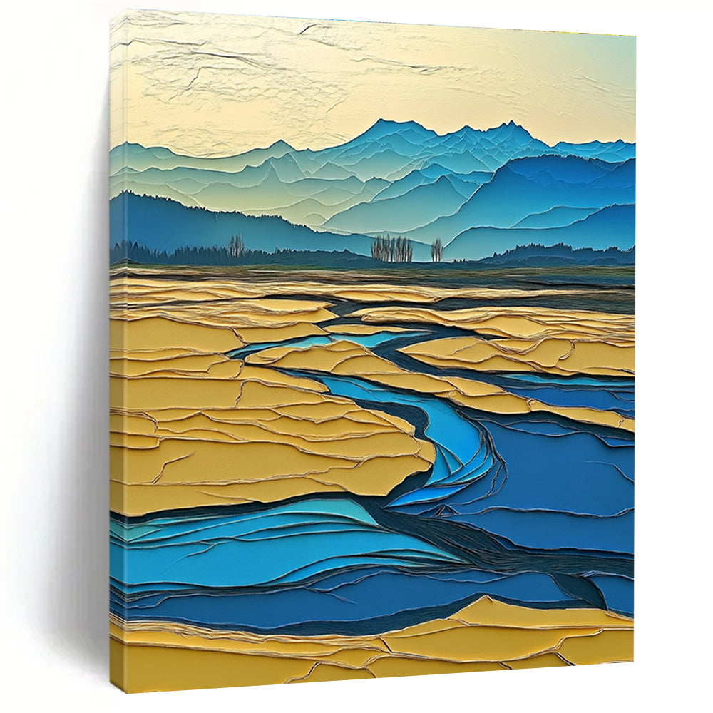 Layered Landscape Art for Modern Art Museum & Dreamy Home Balcony STSC1438