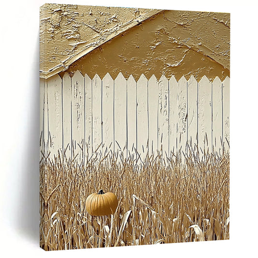 Autumn Pumpkin Field for Farmhouse Kitchen & Rustic Café STSC890