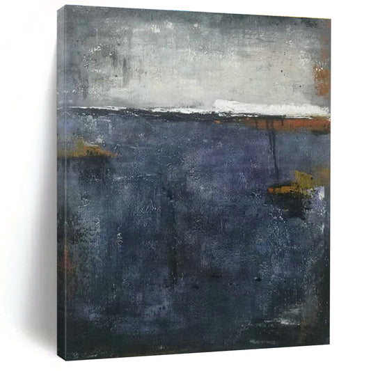 Dark Abstract Sea Art for Bedroom & Seaside Villa DLZ2273