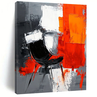 Abstract Chair in Bold Colors for Design - Focused Workplace & Art - Loving Home STSC226