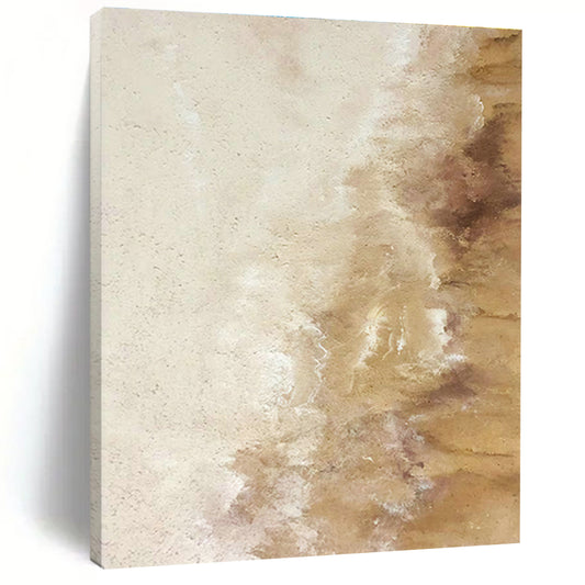 Beige - Brown Repeated Abstract Art for Bedroom & Neutral - Toned Café DLZ1237