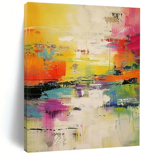 Vibrant Color Abstract Art for Fashion - Forward Showroom & Art - Loving Rooftop Bar DLZ1566