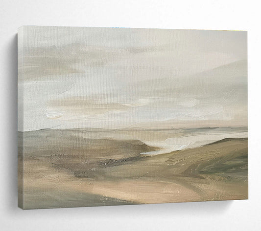 Earth - Tone Landscape Abstract Art for Rustic Farmhouse Entryways DLZ2631