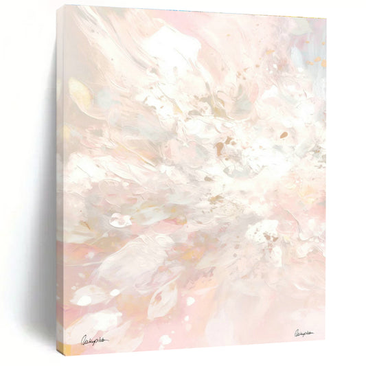 Pink Floral Abstract Art for Beauty Salon & Home Dressing Room DLZ1095