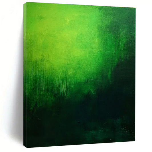 Green Gradient Abstract for Nature - Themed Living Room & Eco - Friendly Office STSC310