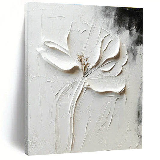 3D White Flower Close - Up for Elegant Boudoir & High - End Floral Boutique DLZ0908