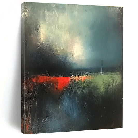 Dark Landscape Abstract Art for Study & Bedroom STSC702