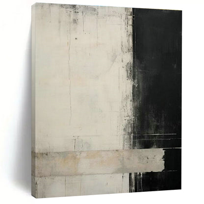 Black - White - Gray Abstract Art for Office & Living Room DLZ0333
