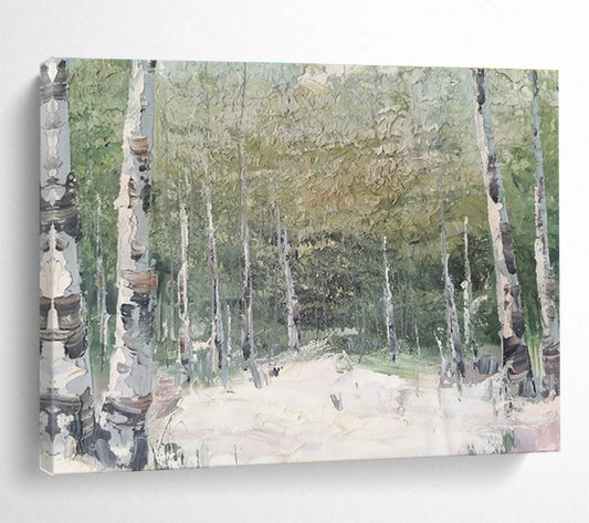 Textured Birch Trunks Art for Nature - Obsessed Study DLZ3013