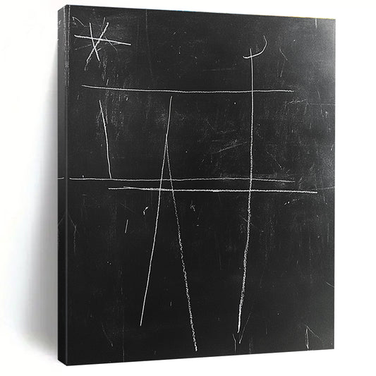 Chalk Drawings on Blackboard Art for School Classroom & Nostalgic Café STSC1061