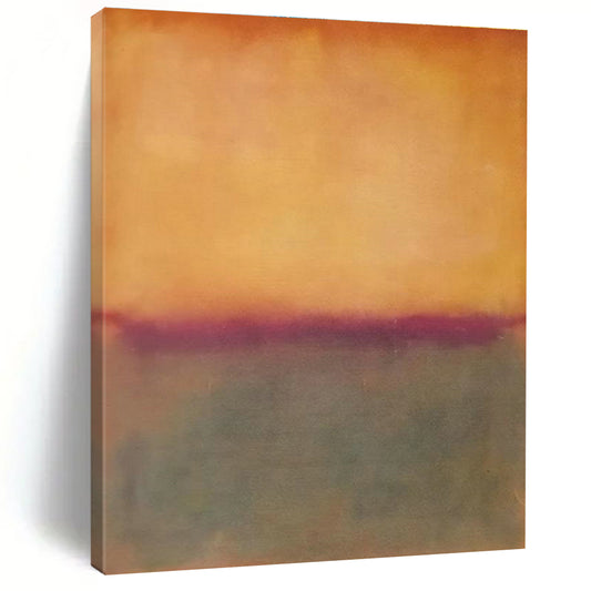 Subtle Gradient Sunset Art for Bedroom & Meditation Space DLZ2302