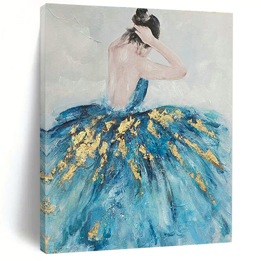 Elegant Ballerina Art for Dance Studio & Upscale Bridal Dressing Room DLZ1421