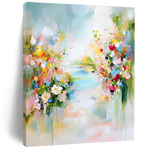 Colorful Flower Path for Garden - Themed Wedding Venue & Bright Living Room STSC891