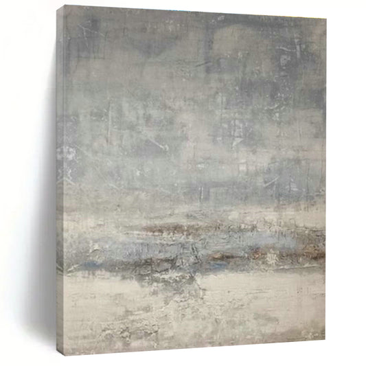 Gray - Toned Abstract Art for Contemporary Home Stairwells DLZ0199