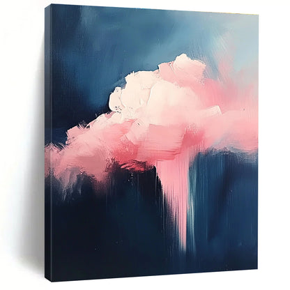 Dreamy Pink Cloud Abstract Art for Nursery & Lounge STSC671
